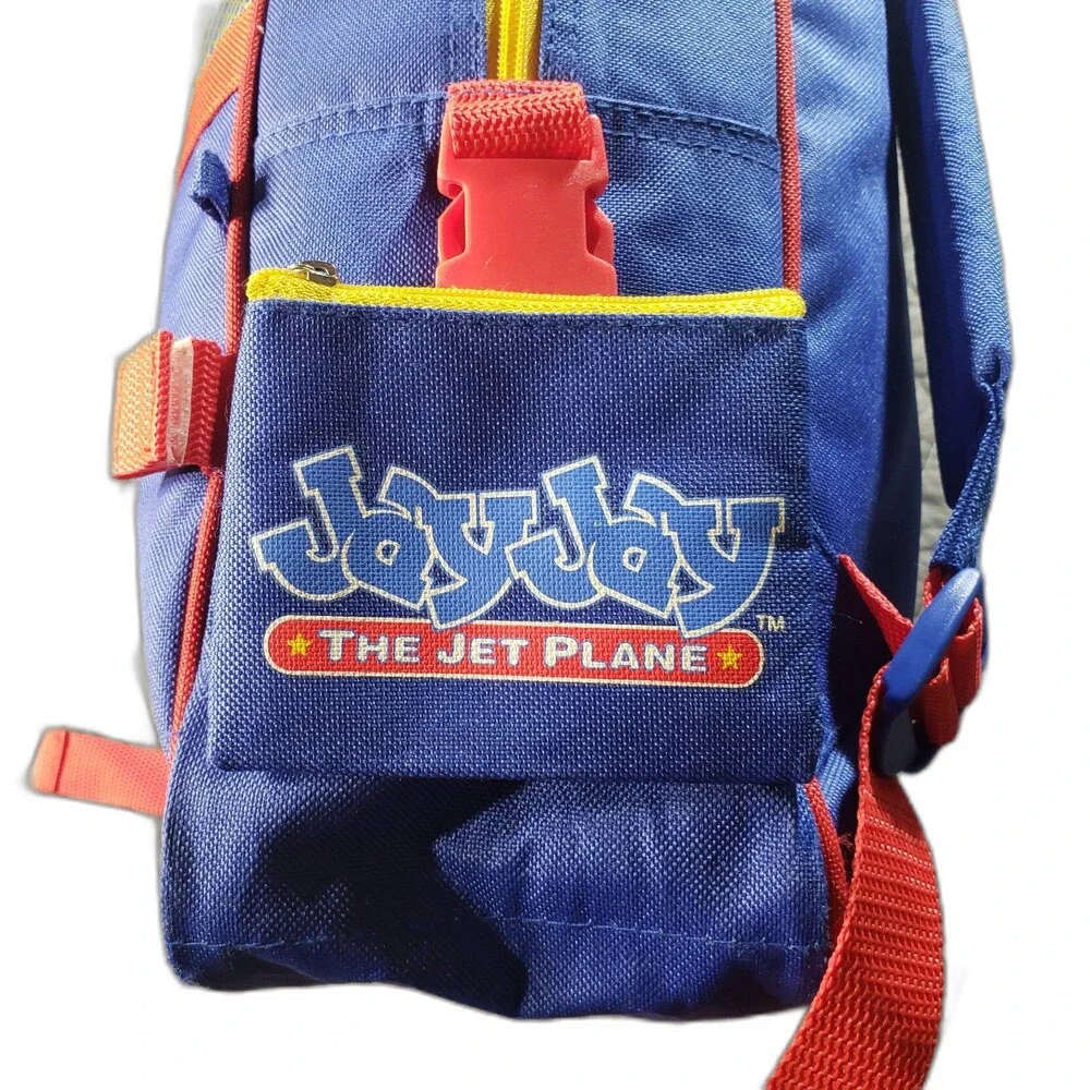 Jay Jay The Jet Plane Backpack Large Vintage Book Bag 15